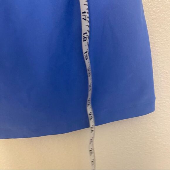 Nike blue stretchy racer back dri fit running yoga tank top padded XL - Picture 6 of 10